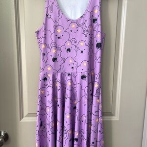 Blackmilk adventure time skater dress long torso